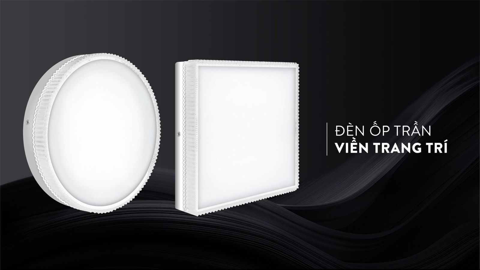 Đèn ốp trần viền trang trí
