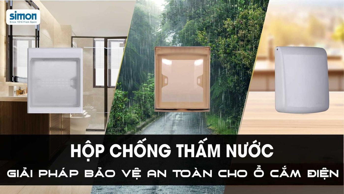 Hộp chống thấm nước bảo vệ ổ cắm điện